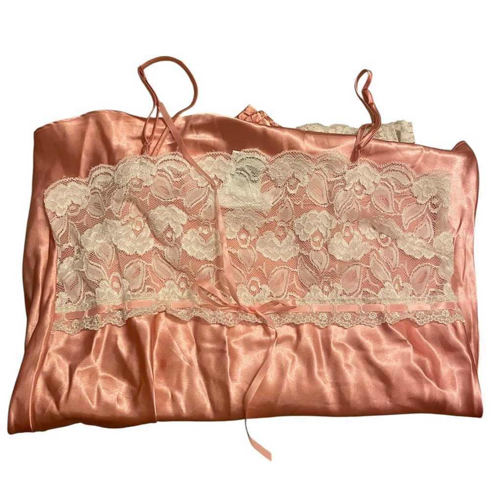 Gunne Sax by Jessica McClintock Vintage Pink & White Lace Set, Medium 10-12, EUC